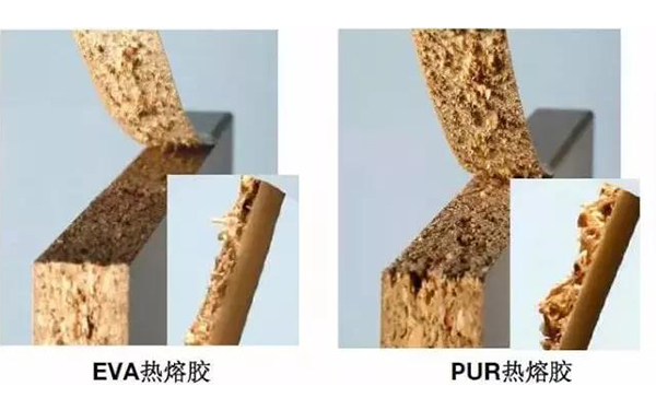 PUR封邊膠與EVA封邊膠的對比 PUR封邊膠與EVA封邊膠的對比